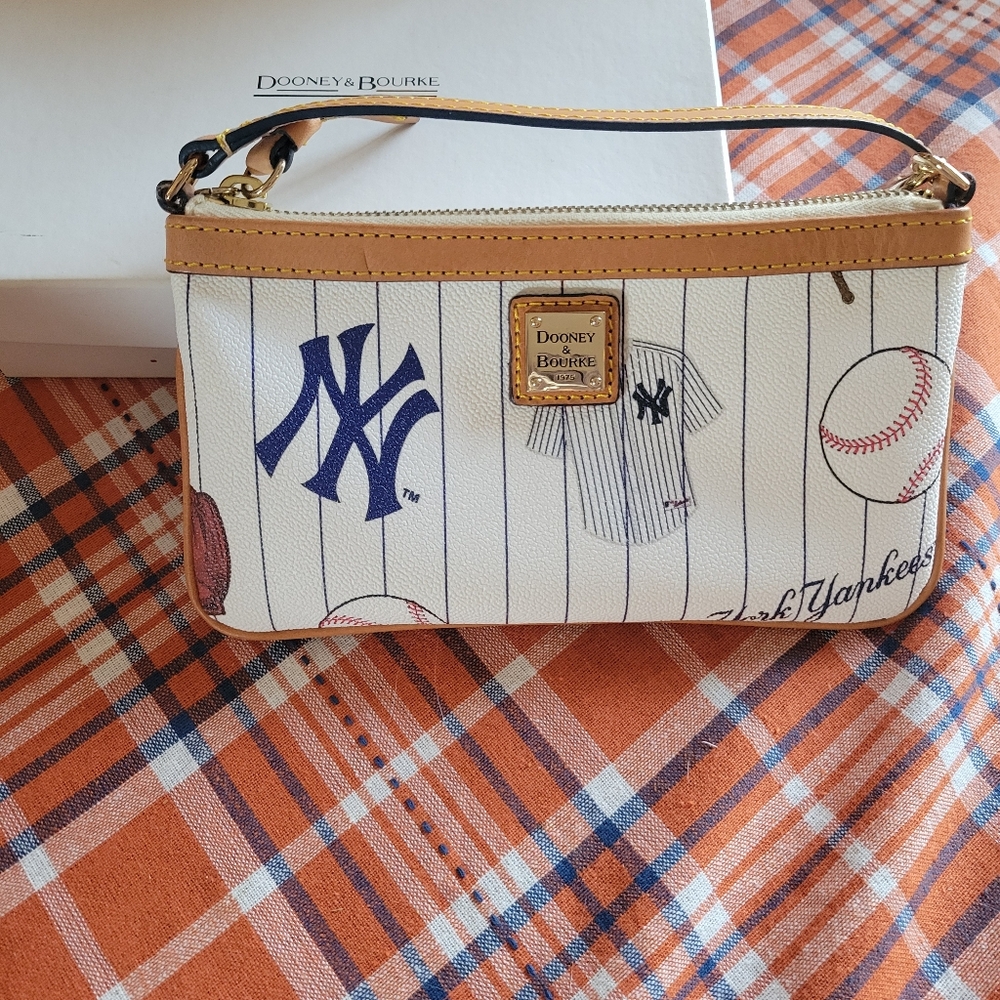 Dooney & Bourke New York Yankees Baseball Wristlet